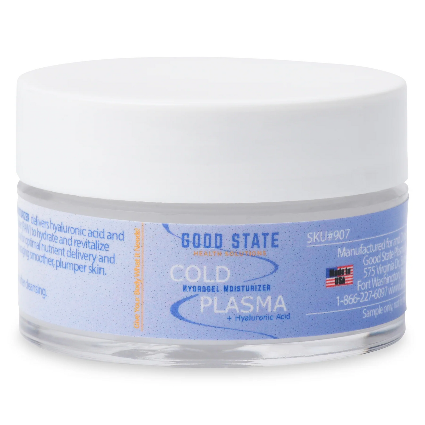 Plasma Face Cream | Hydrogel Moisturizer | Hyaluronic Acid - 907